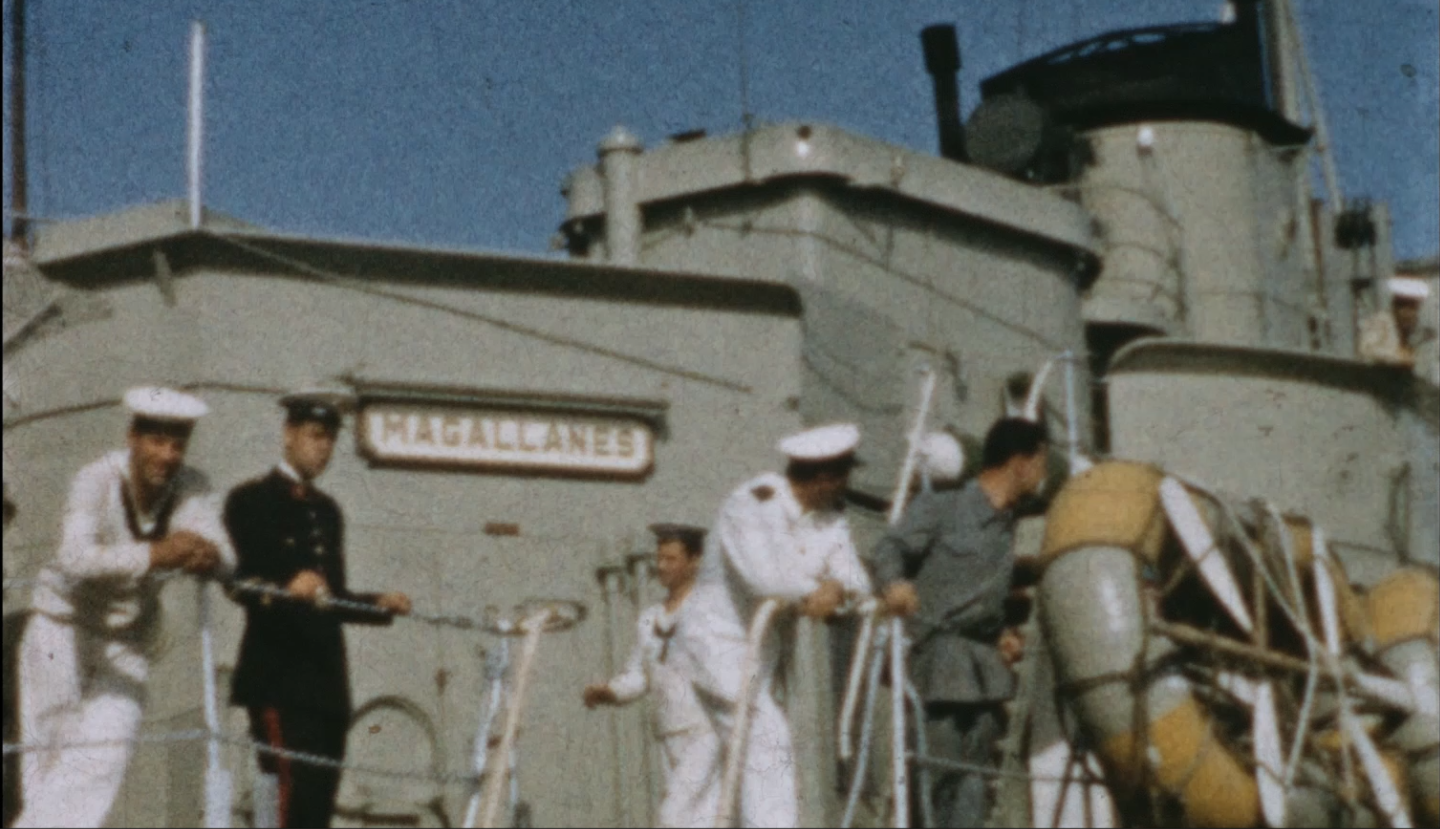Fragata Magallanes en Arrecife (1962)