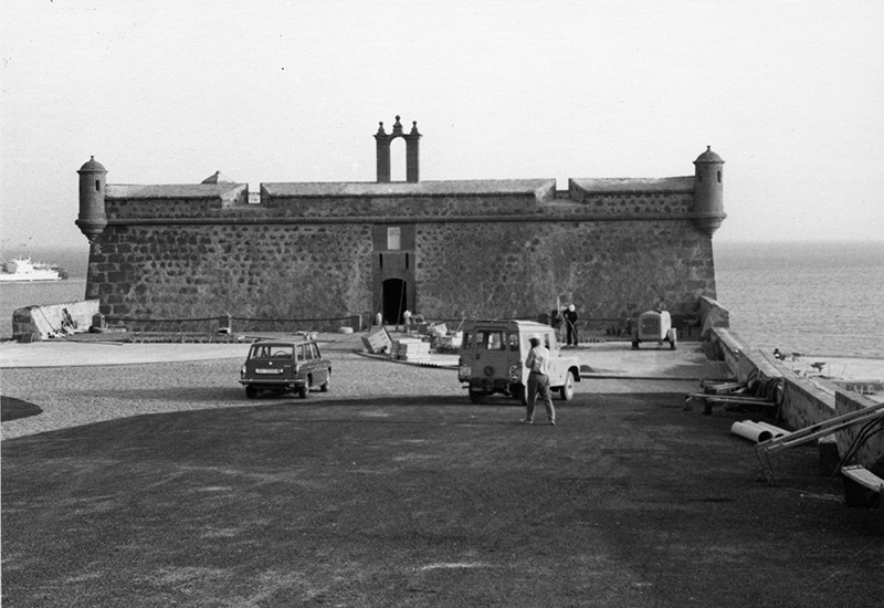 Obras de reforma del Castillo de San José-MIAC XVIII