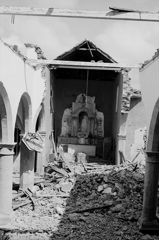 Derrumbe de la iglesia de Haría III