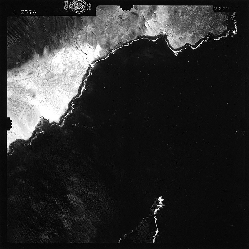 Fotografía aérea de Pedro Barba en 1954