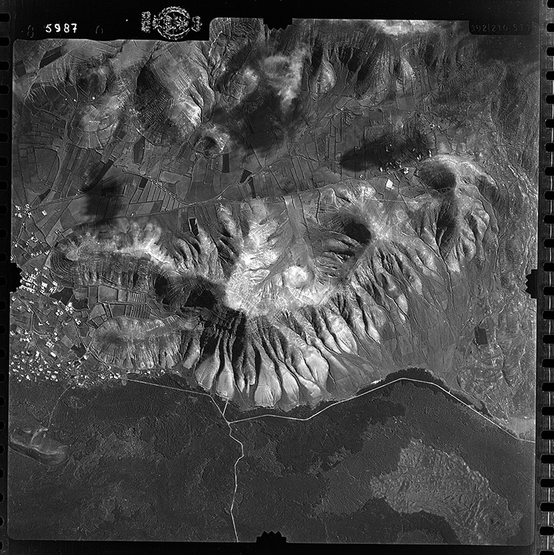 Fotografía aérea de Yaiza en 1954 II