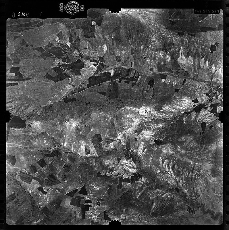 Fotografía aérea de Haría  en 1955 IV