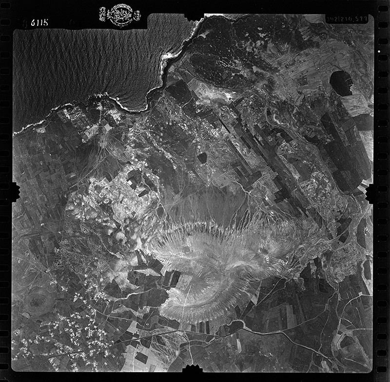 Fotografía aérea de Guatiza en 1955 III