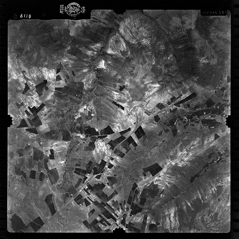 Fotografía aérea de Los Valles en 1955 I