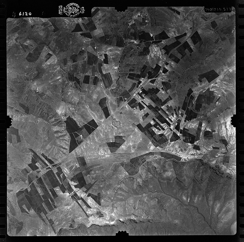 Fotografía aérea de Los Valles en 1955 III