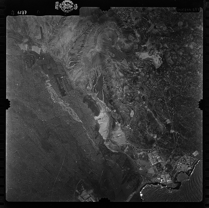 Fotografía aérea de Costa Teguise en 1955 II