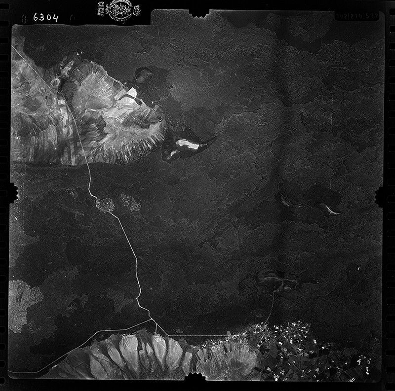 Fotografía aérea de Yaiza en 1955 I