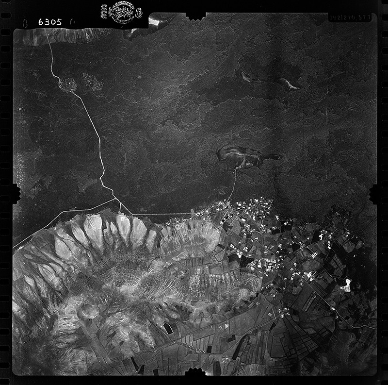 Fotografía aérea de Yaiza en 1955 II