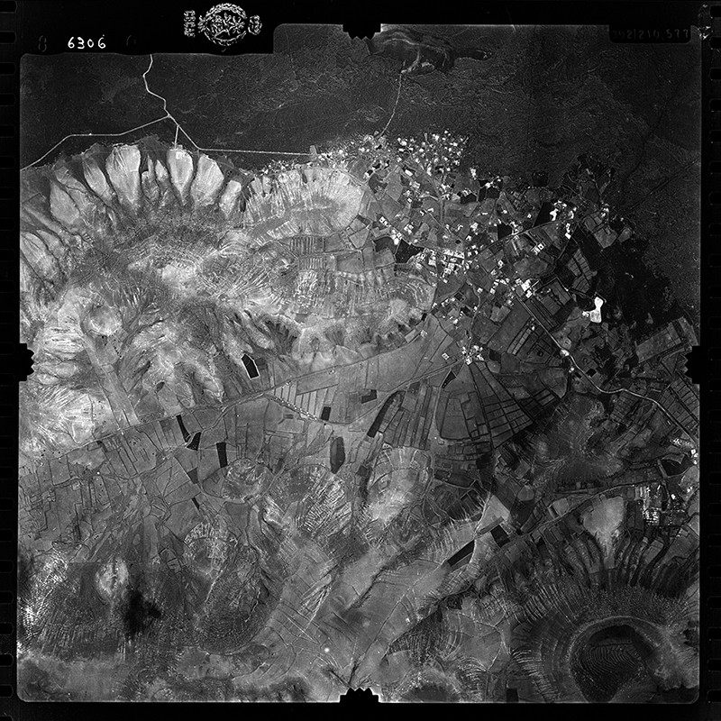 Fotografía aérea de Yaiza en 1955 III