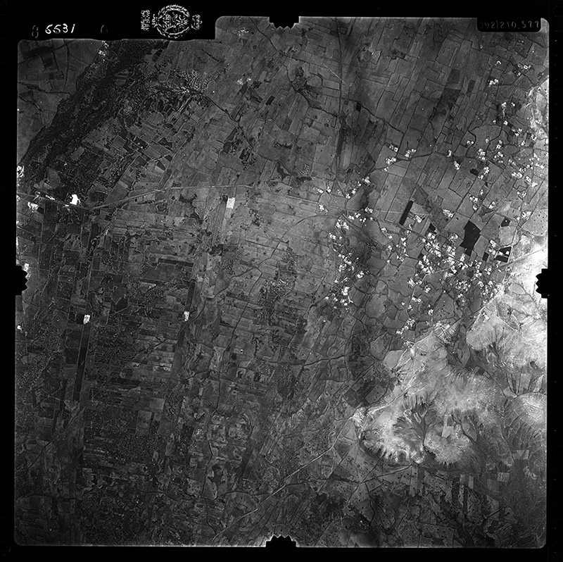 Fotografía aérea de Tías en 1956 I