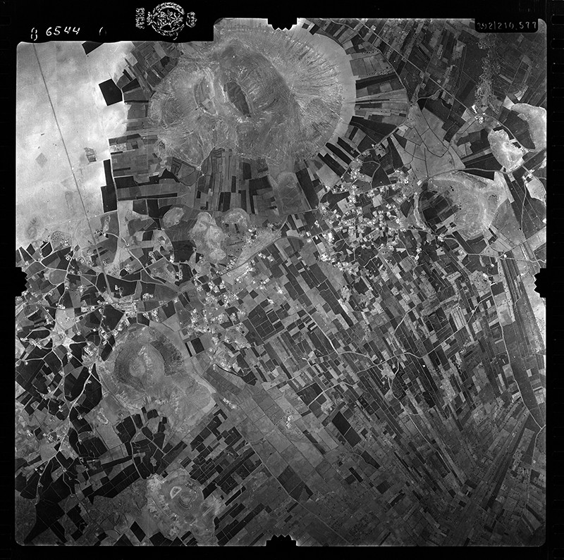 Fotografía aérea de Tinajo en 1956 I