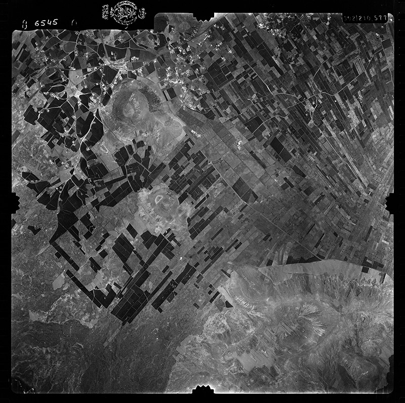 Fotografía aérea de Tinajo en 1956 II