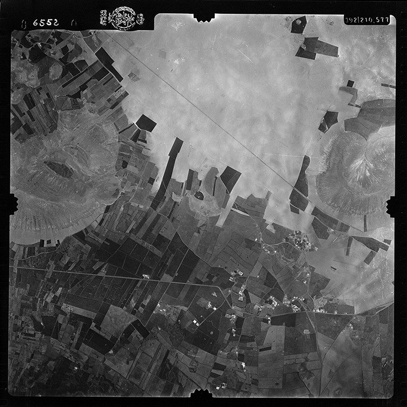 Fotografía aérea de La Vegueta en 1956 I