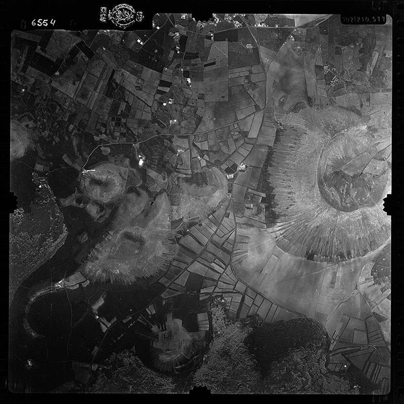 Fotografía aérea de La Vegueta en 1956 III