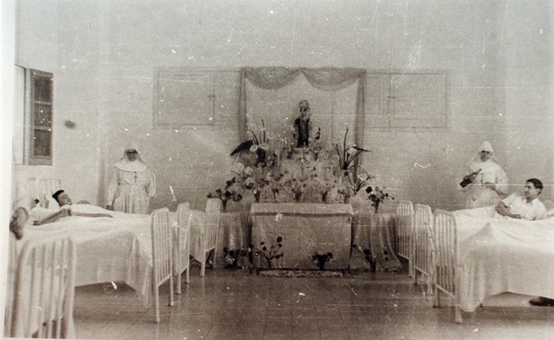 Altar en el Hospital Insular