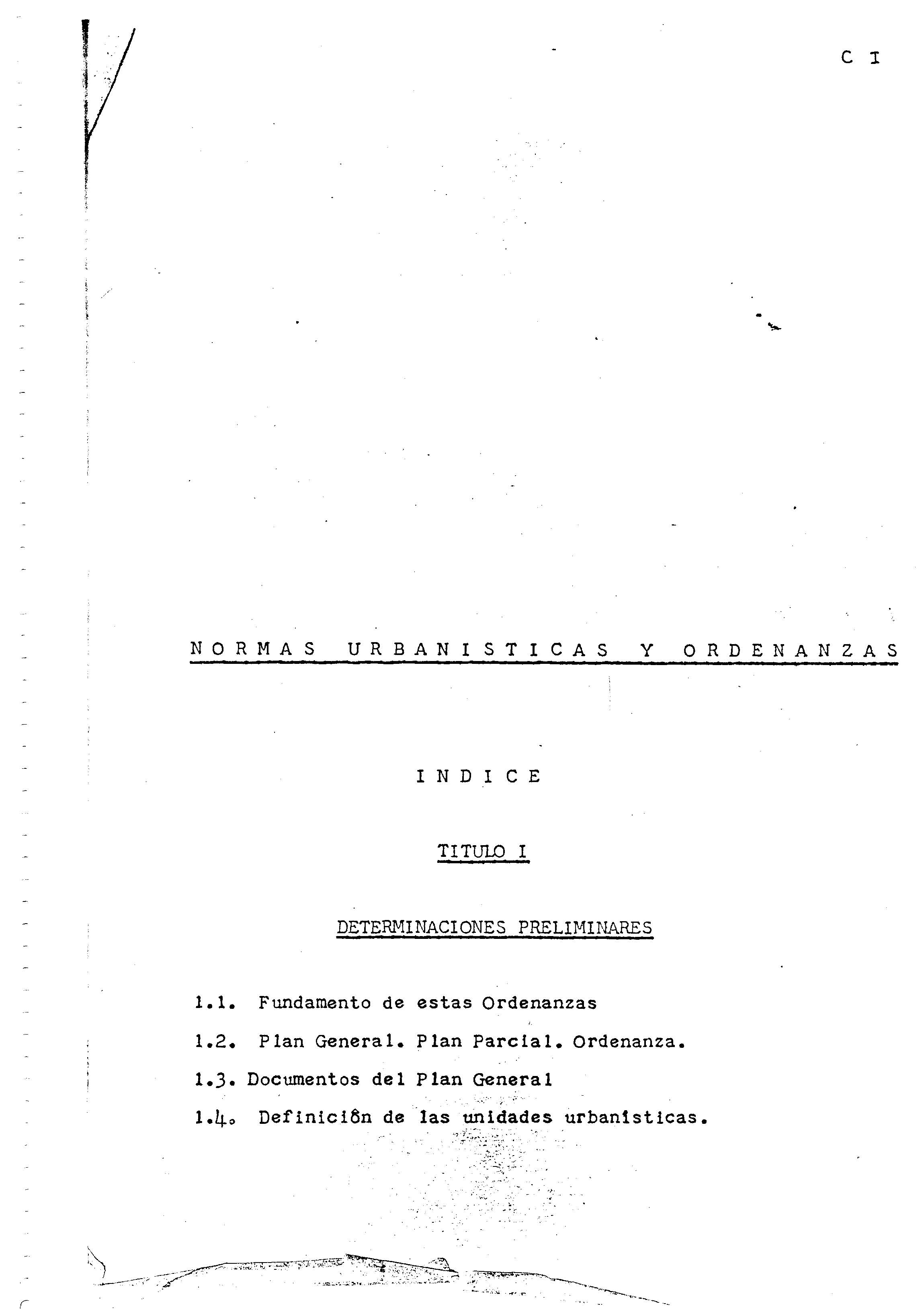 Normas urbanísticas y ordenanzas del Plan General de Arrecife de 1968
