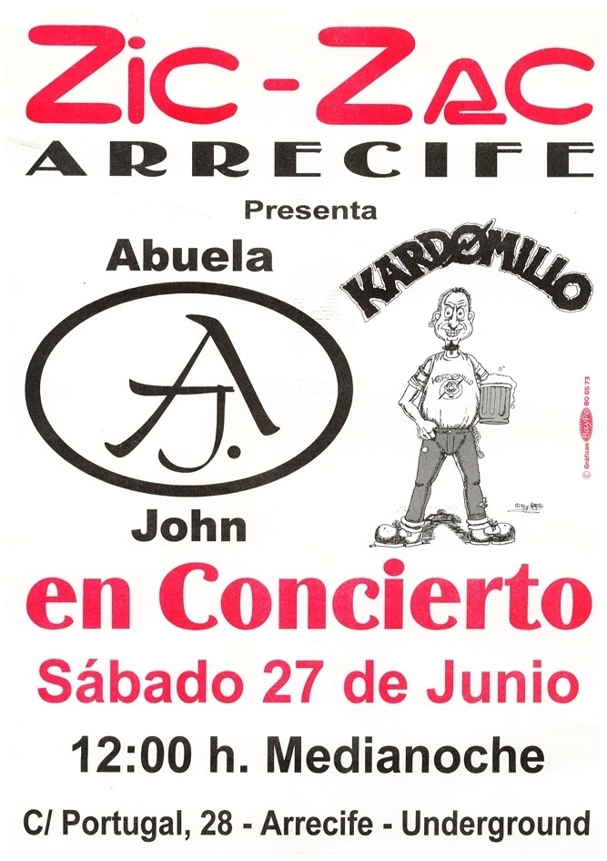Cartel concierto "Kardomillo" III