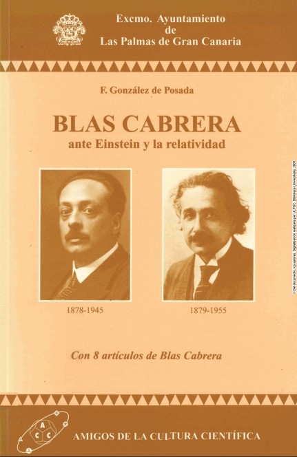 Blas Cabrera ante Einstein y la relatividad