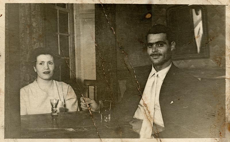 Benito Rosa y su esposa