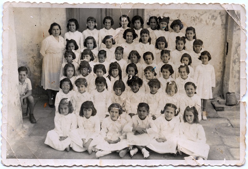 Curso 1953-54 de la escuela de doña Lola