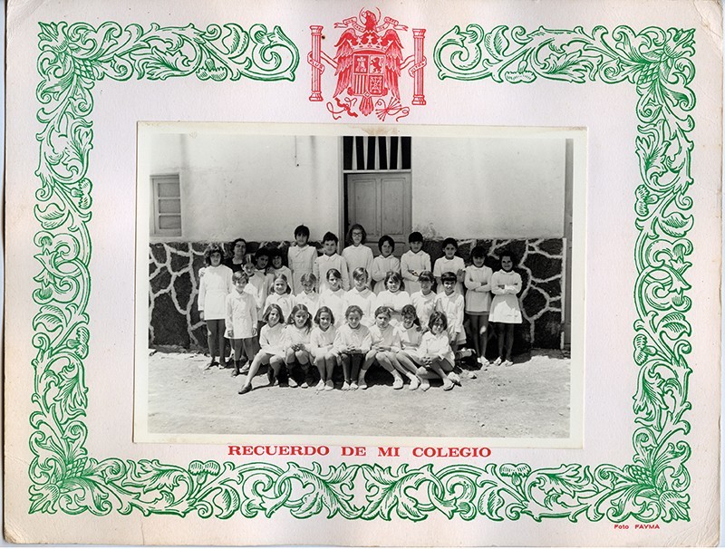 Curso de 1970-71 de la escuela de Dolores Bermúdez II