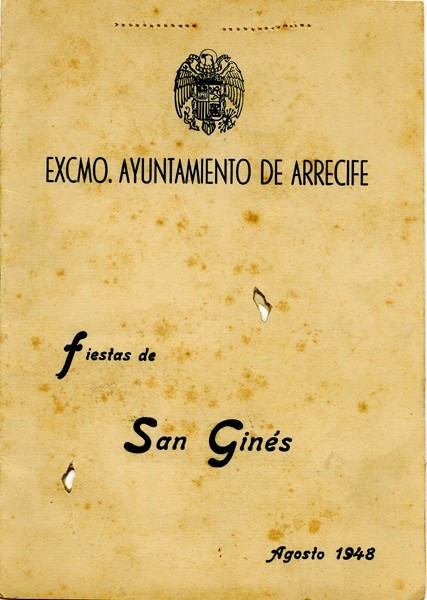 Programa de las fiestas de San Ginés de 1948