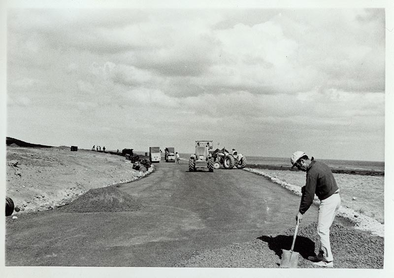 Construcción de la carretera a Puerto del Carmen II