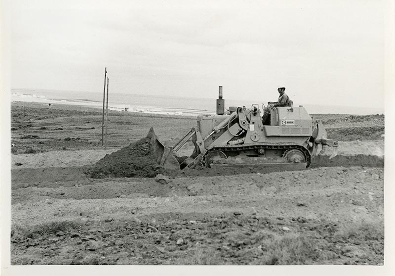 Construcción de la carretera a Puerto del Carmen VII