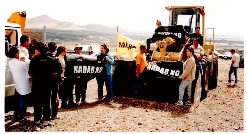 Protestas contra el radar de Montaña Blanca I
