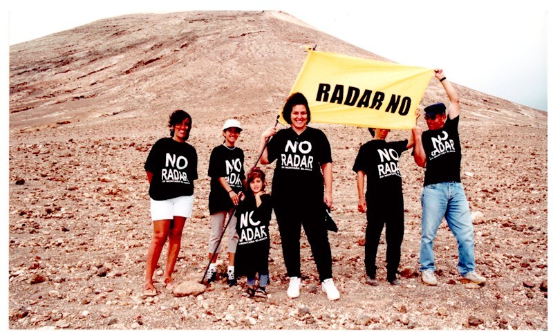 Protestas contra el radar de Montaña Blanca V