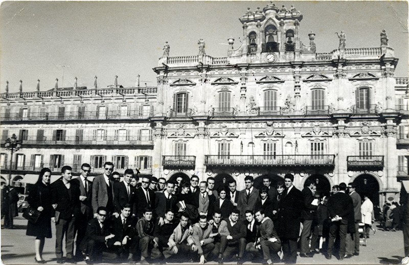 Estudiantes canarios en Salamanca