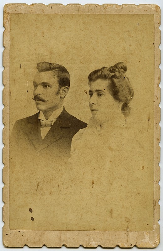 Retrato de Zoilo Martín Betancort y su esposa Antonia II
