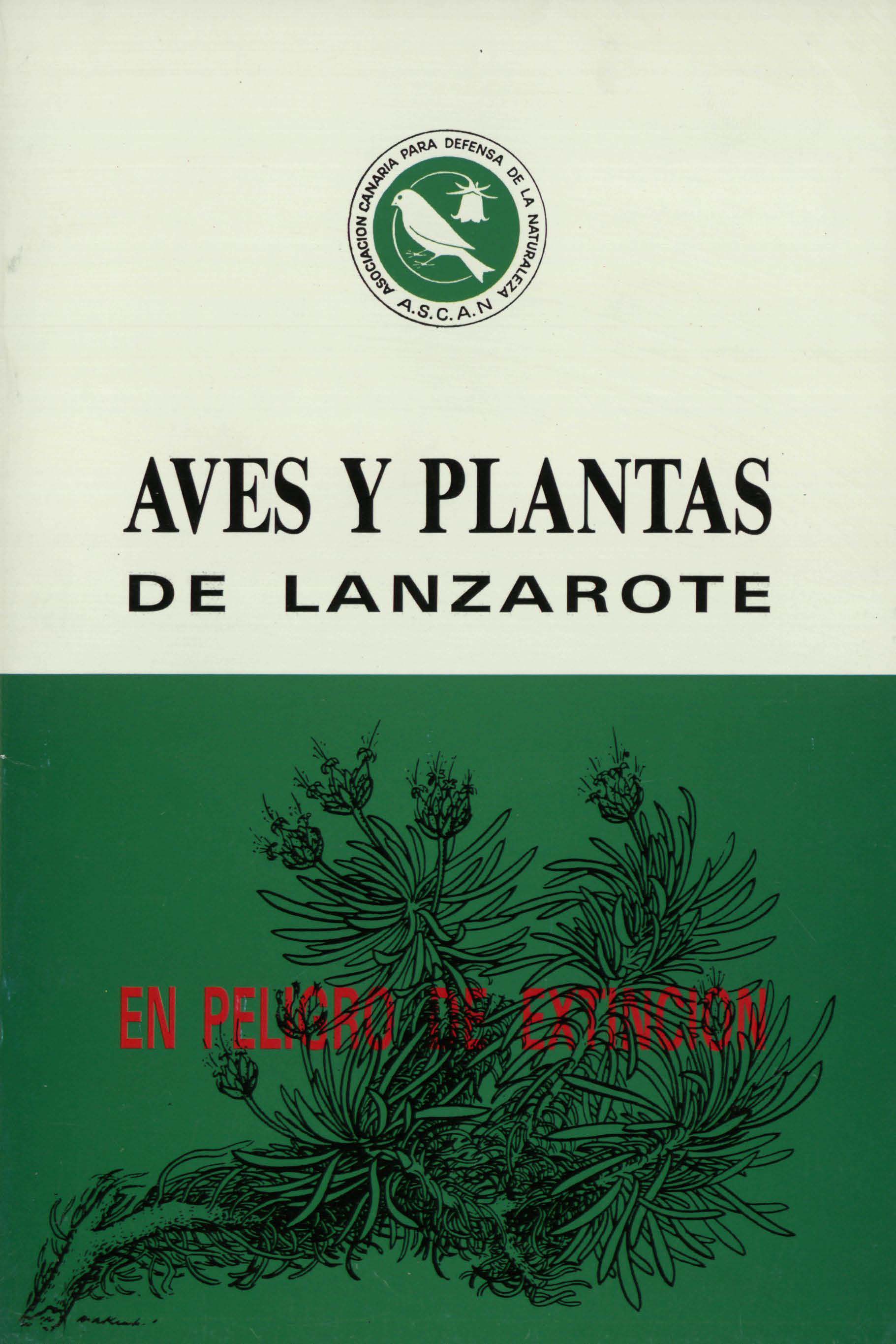 Aves y plantas de Lanzarote en peligro de extinción