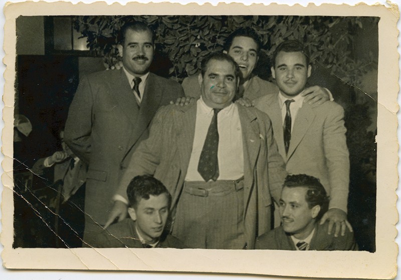 Fefo Rodríguez y varios amigos