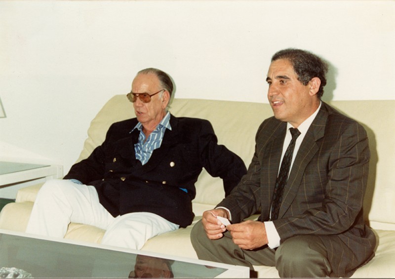 Dimas Martín y Camilo José Cela 