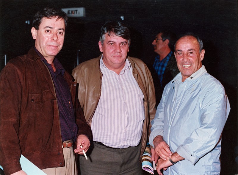 Antonio Coll, José A. Alemán y César Manrique
