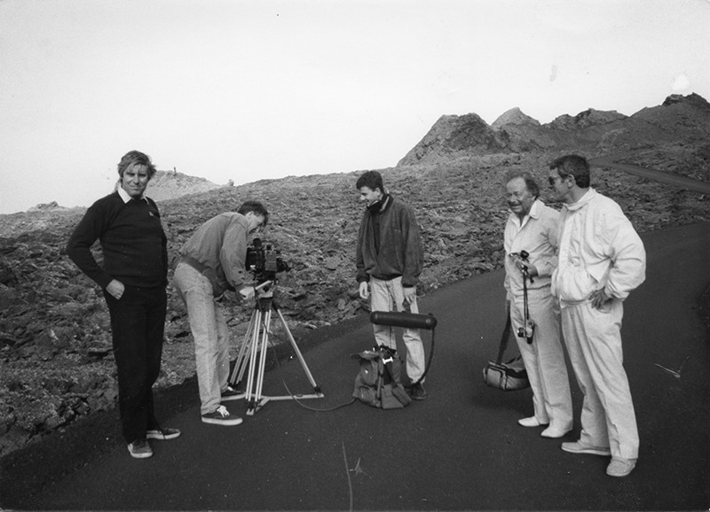 Miembros de la BBC en las Montañas del Fuego I
