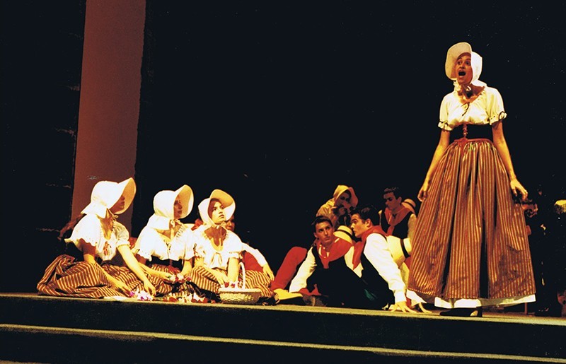 Representación de  la ópera "Dido y Eneas" IV