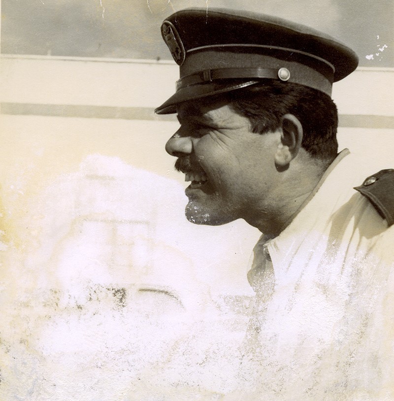 Retrato de Heraclio Niz como policía III