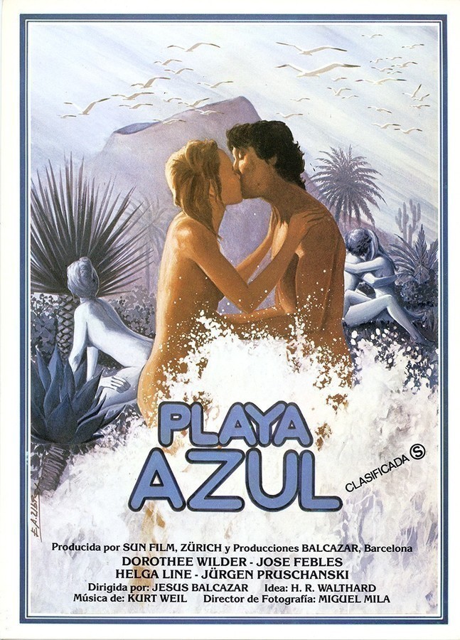 Guía publicitaria de la película Playa Azul I