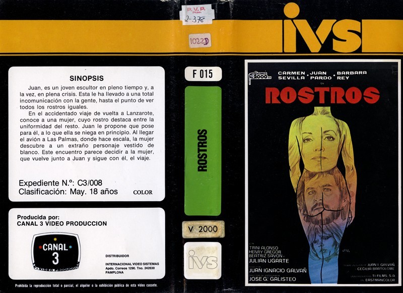 Carátula de la película Rostros