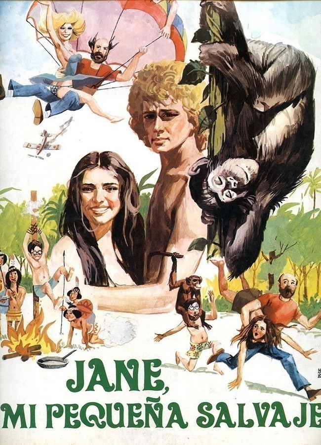 Guía publicitaria de la película Jane, mi pequeña salvaje I