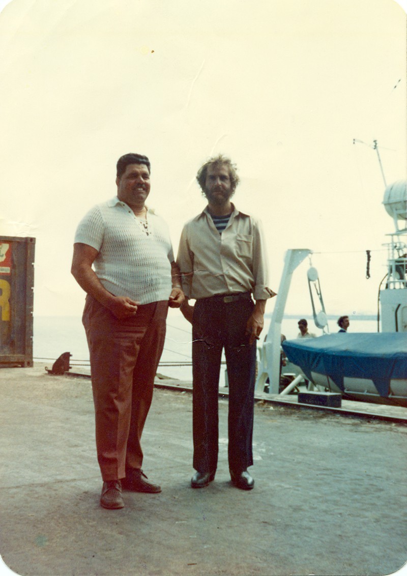 Heraclio Niz con Hugo Stiglitz