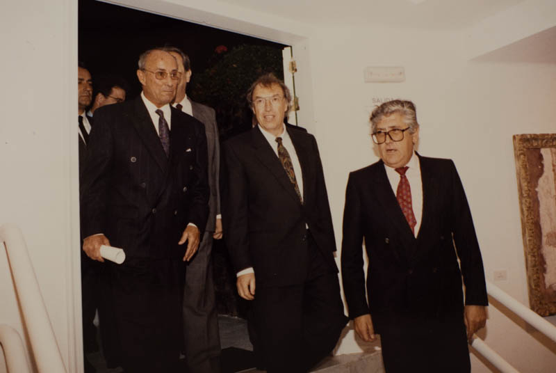 César Manrique con el Ministro de Cultura I