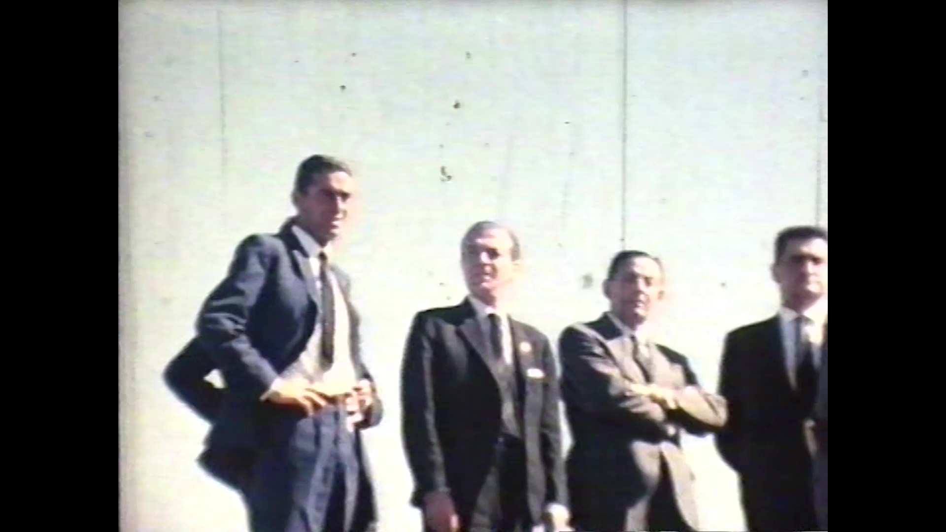 Visita de un ministro a Lanzarote en la década de 1960