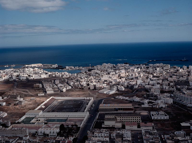 Vista aérea de la Ciudad Deportiva Lanzarote IV