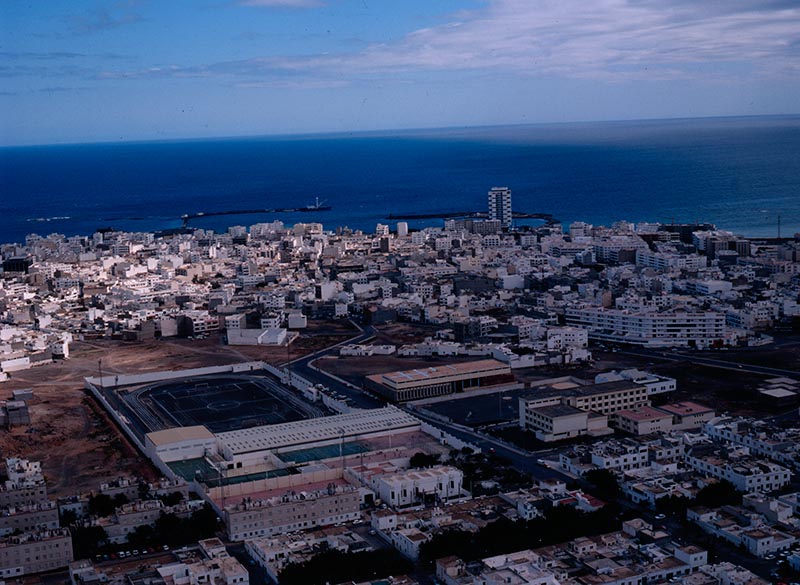 Vista aérea de la Ciudad Deportiva Lanzarote III