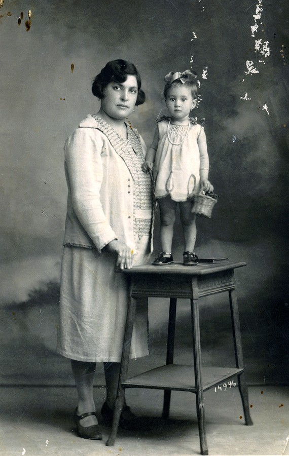 Juana González y su hija Cleofé