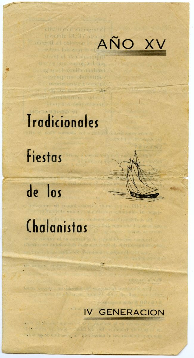 Programa de Los Chalanistas 1967