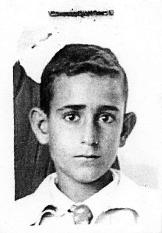 José Domingo Pérez de niño
